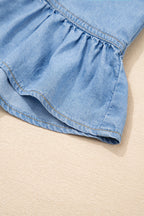 Daphne High Low Chambray Shirt