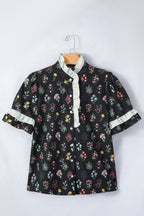 Aliya Short Sleeve Floral Shirt