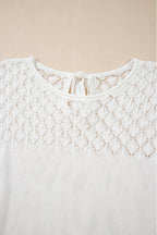 Miracle Back Short Sleeve Sweater