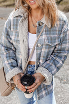 Madison Cuffs Patchwork Plaid Shirt