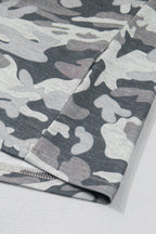 Nala Print Raw Edge Tee
