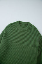Julietta Mixed Textured Knitted Sweater