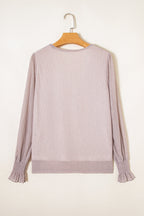 Iriyana Long Sleeve Blouse Long Sleeve Top
