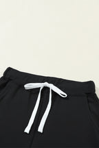 River Drawstring Waist Pocketed Leggings