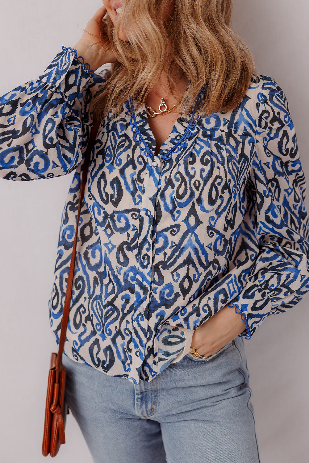 Camryn Long Sleeve Shirt Long Sleeve Top