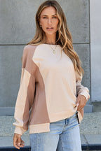 Lavender Low Raglan Sleeve Sweatshirt