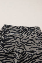 Hunter Printed Wide Leg Jeans