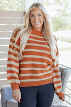 Isabella Trim Drop Shoulder Sweater