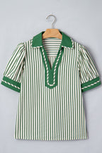 Elora Short Bubble Sleeve Blouse