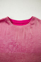Alanna Metallic Cap Sleeve Top