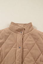 Elizabeth Cord Snap Vest Plus Jacket