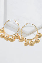 Lyra Vacation Shell Hoop Earrings