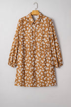 Miley Print Puff Sleeve PLUS Dress