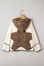 Abigail Piping Open Front Jacket