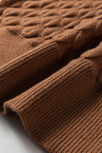 Malaysia Ribbed Short Sleeve Sweater