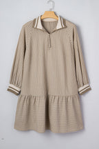 Noor Sleeve Ruffled Mini PLUS Dress
