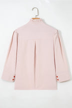 Maren Frilled Collar Down Shirt