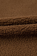 Abigail Coffee toggle Teddy Coat