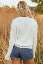 Amanda Embroidered Bow Boots Sweater