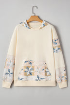 Dakota Geo Pattern Patchwork Hoodie