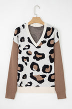 Jocelyn Block Patchwork Sleeve Sweater