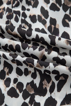Kayleigh Print Contrast Trim Long Sleeve PLUS Top