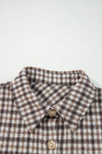Ava Flap Patchwork Plaid Shacket