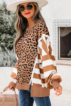 Margot Casual Sweatshirt with Slits