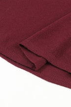 Aria Sleeve Plain Knit Sweater