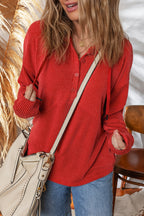 Alianna Collared Drawstring Pullover Top