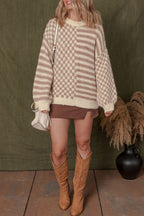 Sofia Shoulder Balloon Sleeve Sweater