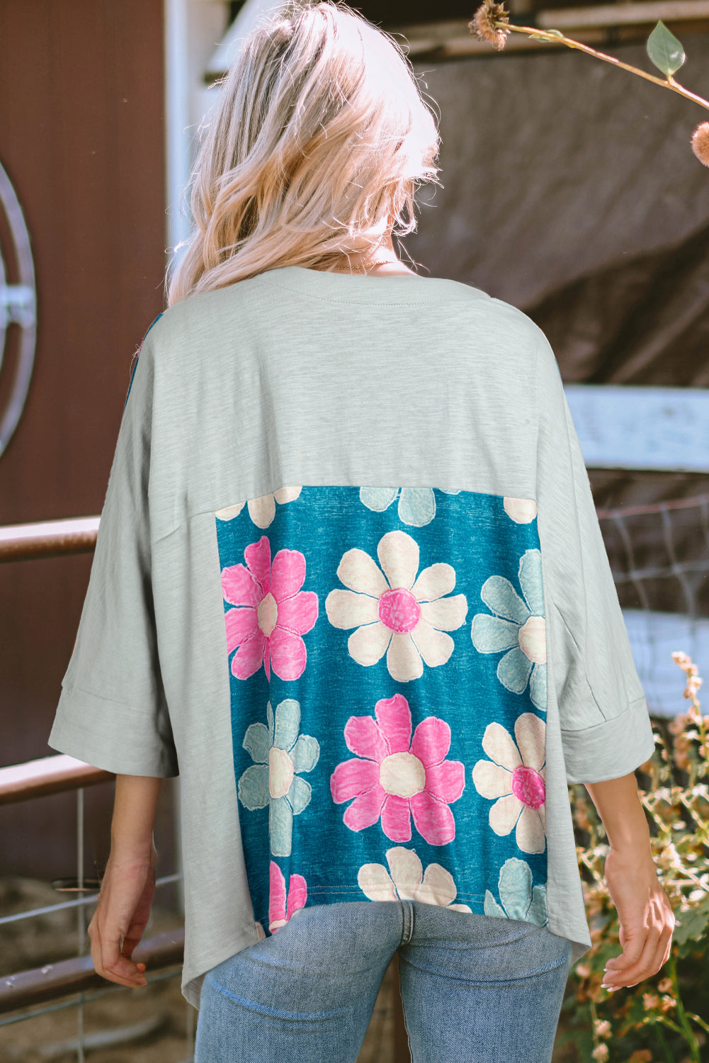 Yaretzi Oversized High Low Top