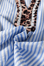 Andie Sleeve Patchwork Collar Blouse