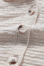 Madison Textured Drawstring Henley Hoodie