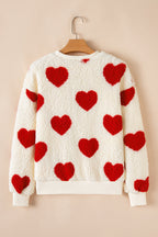 Emily Shoulder Crewneck Plush Sweatshirt