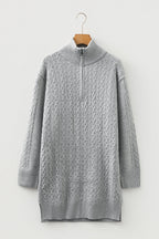 Sofia Ribbed Trim Loose Sweater