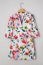 Aliya Half Sleeve Shift Dress