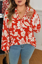 Shelby Print Loose Up PLUS Shirt