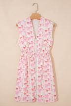 Alianna Sleeveless Bow Mini Dress