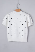 Azariah Bubble Short Sleeve Sweater