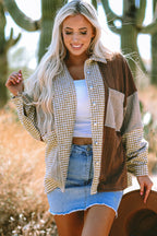 Luna Houndstooth Loose Shacket