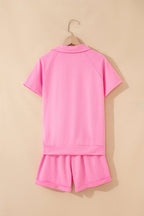 Kinsley Bonbon Collared Tee