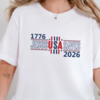 Wholesale Jesus USA Saves Graphic Tee - White