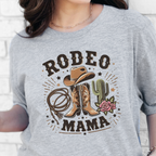 Wholesale Rodeo Mama Graphic Tee - Grey Tee