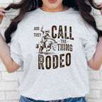 Wholesale Call the Thing Rodeo Graphic Tee - Ash Tee