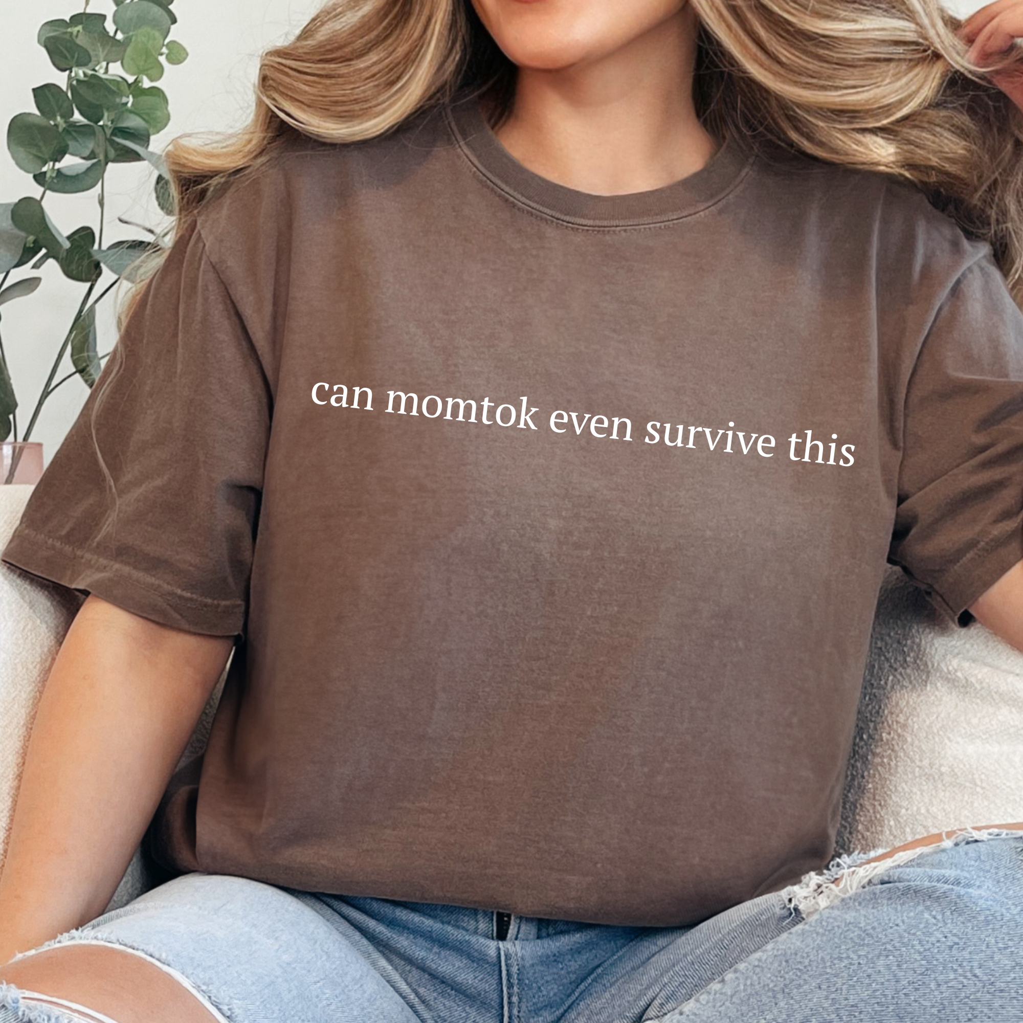 Wholesale Can Momtok even Survive this Graphic Tee - CC Espresso Tee