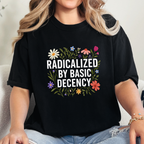Wholesale Radicalized by Basic Decency Graphic Tee - Black Tee