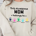 Wholesale Custom Awesome Sweatshirt - Mom - Sand Sweatshirt
