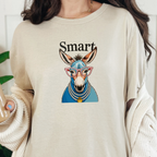 Wholesale Smart Ass Graphic Tee - Natural Tee