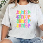 Wholesale Senior 2026 Color Graphic Tee - Ash Tee